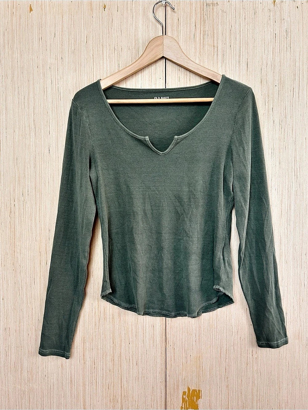 Old Navy Green Long Sleeve Top